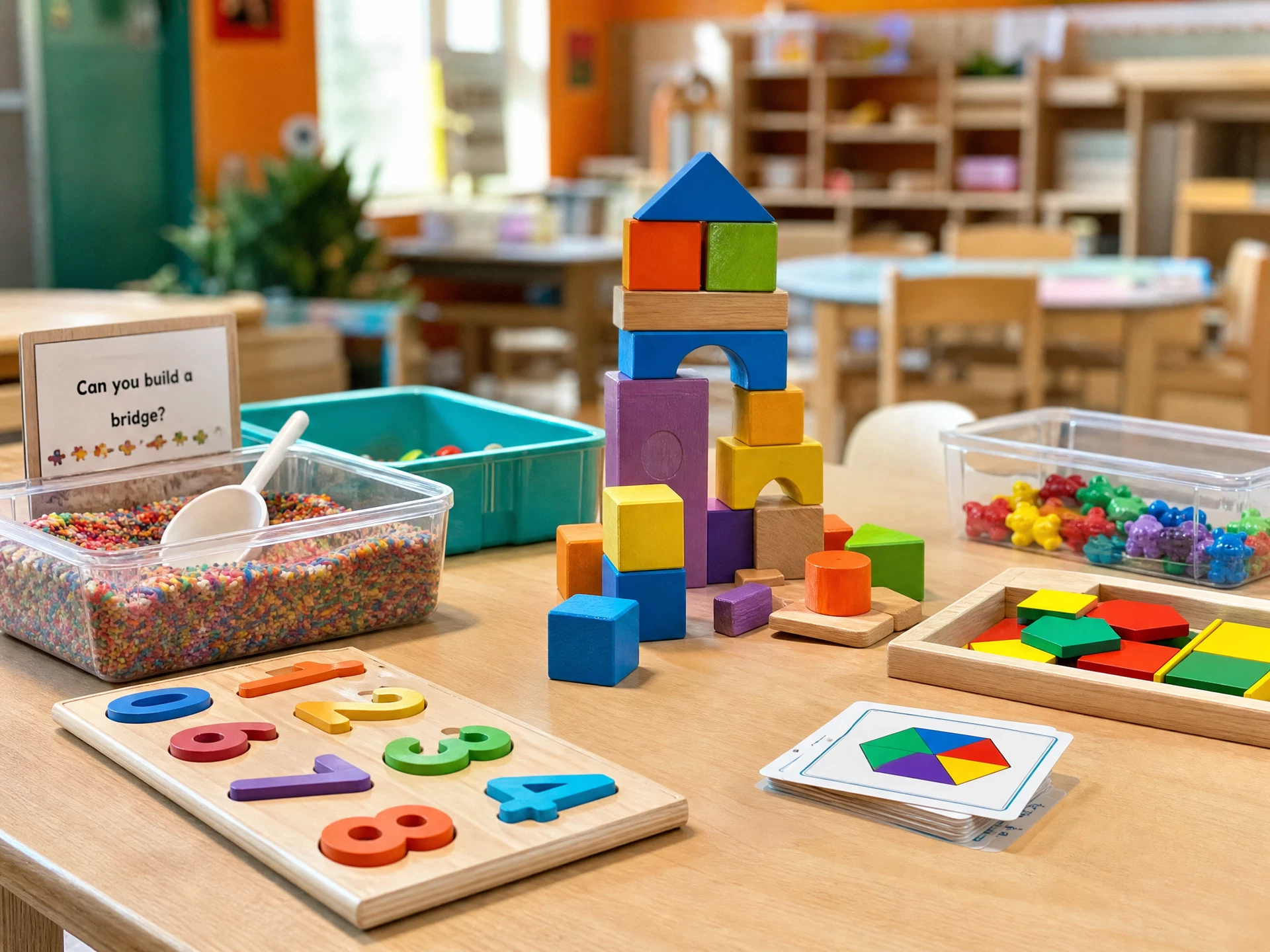 Learning materials and building blocks at BAMREC North San Jose