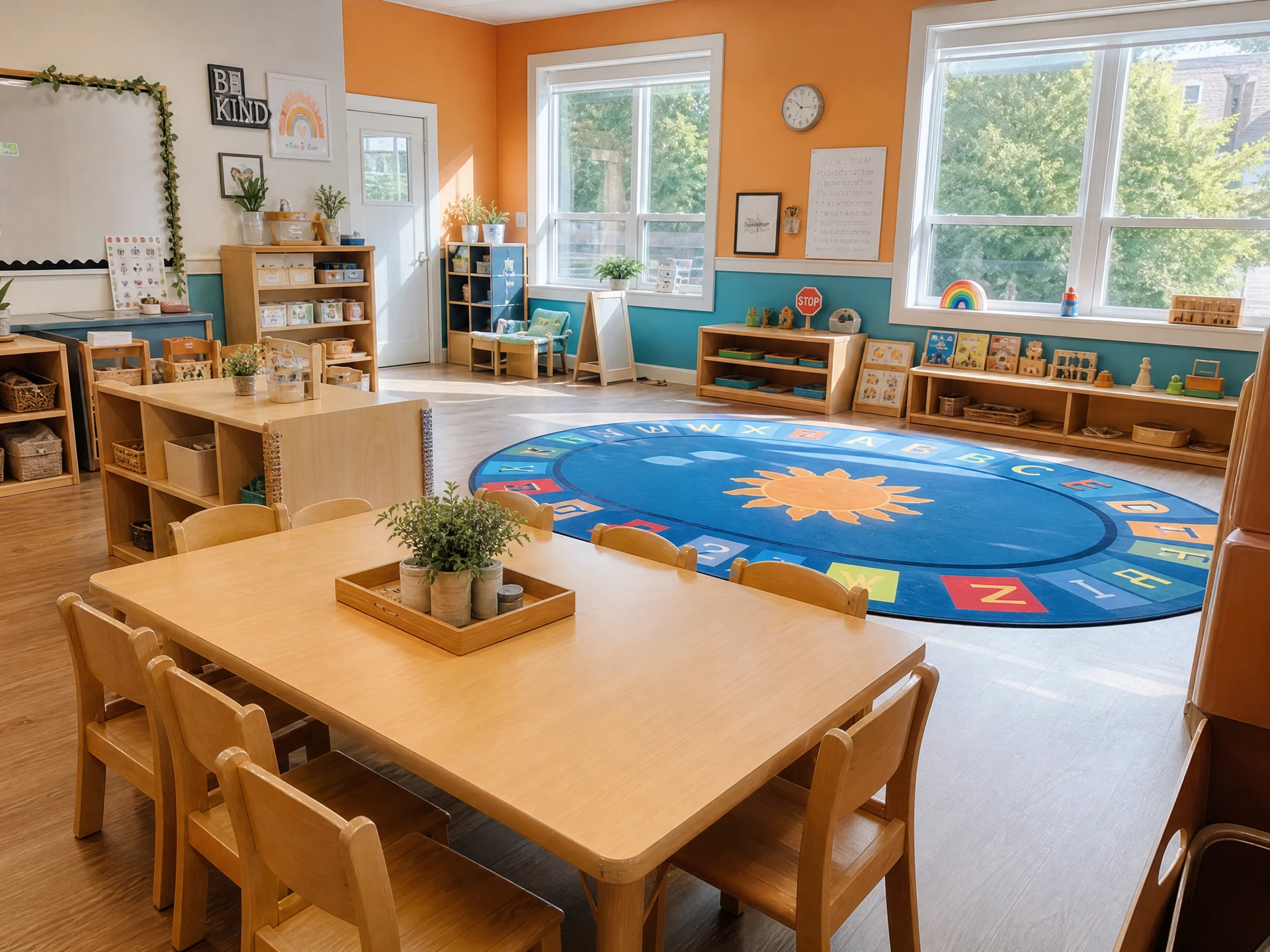 Bright new classroom at BAMREC North San Jose